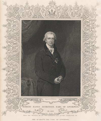 Robert Banks Jenkinson, 2º Conde de Liverpool de Thomas Lawrence